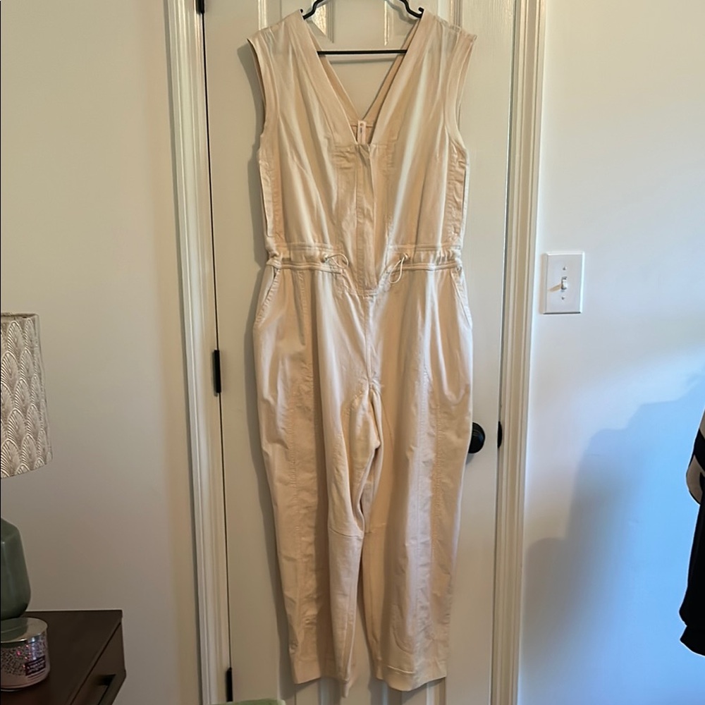 Elegant Cream Jumpsuit